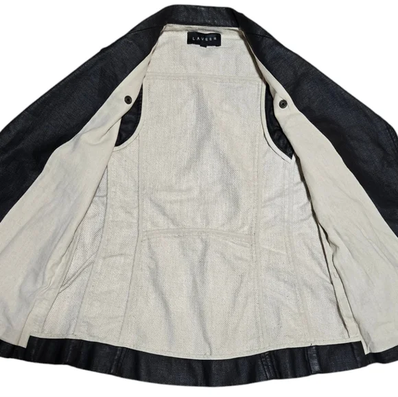 NWOT Laveer Size XS Vest All Natural Vicose, Linen, and Cotton. - Picture 4 of 9